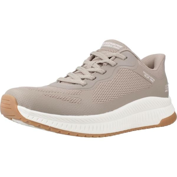 Buty SKECHERS BOBS SQUAD 4 STAPLE LOOK Jasnobrązowy. Brązowe obuwie sportowe damskie Skechers, trekkingowe. Za 289.99 zł.