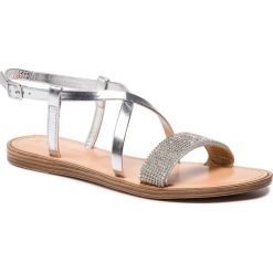 Sandały TAMARIS - 1-28109-22 Silver 941. Szare klapki damskie Tamaris, bez wzorów, ze skóry, bez obcasa, bez zapięcia. W wyprzedaży za 169.00 zł.