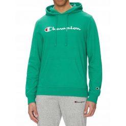 BLUZA męska CHAMPION 220726-GS130 kangurka z kapturem bawełniana zielona L. Zielone bluzy męskie Champion, l, bez wzorów, z bawełny, z kapturem. Za 249.00 zł.