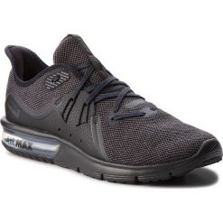 Buty NIKE - Air Max Sequent 3 921694 010 Black/Anthracite. Czarne buty sportowe męskie Nike, z materiału. W wyprzedaży za 299.00 zł.