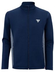 Bluza tenisowa męska Tecnifibre Tour. Niebieskie bluzy męskie TECNIFIBRE, l, bez wzorów, z materiału, bez kaptura. Za 599.00 zł.
