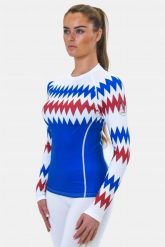 Surfanic Damska Koszulka Termoaktywna Carbon Dri – Aktywny Węgiel – SWE2604-520. Niebieskie koszulki sportowe damskie Surfanic, m, bez wzorów, z materiału, bez kołnierzyka, bez ramiączek. Za 169.99 zł.