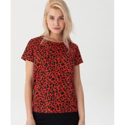 T-shirt z motywem zwierzęcym - Czerwony. T-shirty damskie marki House. Za 29.99 zł.