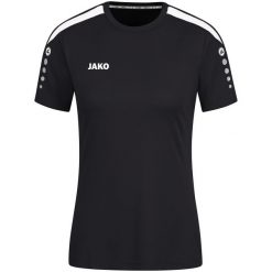 Damski jersey Jako Power. Czarne koszulki sportowe damskie Jako, bez wzorów, z jersey, bez kołnierzyka, bez ramiączek, do piłki nożnej. Za 177.00 zł.