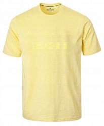 Bawełniana, Męska Koszulka (T-Shirt) - Pako Jeans - Żółta. Żółte t-shirty męskie Pako Jeans, l, bez wzorów, z bawełny, casualowe, bez kołnierzyka. Za 75.00 zł.