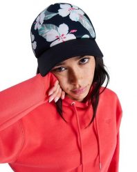 Czapka Trucker dla Kobiety BEAUTIFUL MORNING Czarny. Czarne czapki i kapelusze damskie Roxy, bez wzorów, z materiału. Za 83.99 zł.