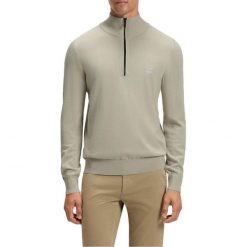 Bluza polarowa HUGO BOSS ZETRUST Zielony. Zielone bluzy sportowe męskie Hugo Boss, bez wzorów, z polaru, bez kaptura, trekkingowe. Za 457.99 zł.