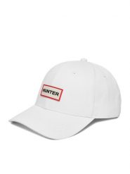 Hunter Czapka z daszkiem WB-HTR-U3-001-SS26 Biały. Białe rękawiczki męskie Hunter, bez wzorów, z bawełny. Za 79.99 zł.
