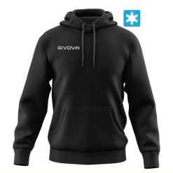 Bluza Givova unisex z czesanego polaru – XL. Brązowe bluzy sportowe damskie Givova, xl, bez wzorów, z bawełny, sportowe, bez kołnierzyka, bez ramiączek. Za 222.99 zł.