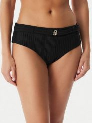 BOSS Dół od bikini 50561326 Czarny Regular Fit. Czarne bikini damskie Boss, xl, bez wzorów. Za 299.99 zł.