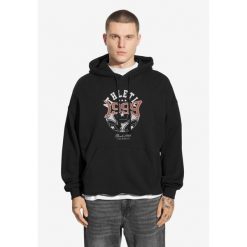 Bluza sportowa męska Prosto Athletic z kapturem. Czarne bluzy męskie Prosto., m, bez wzorów, z kapturem. Za 349.99 zł.