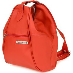 Beltimore Czerwony Plecak damski skórzany torebka 2w1 Beltimore 019. Czerwone plecaki damskie Beltimore, bez wzorów. Za 179.99 zł.