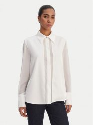 Fracomina Koszula FY26ST6041W41201 Écru Regular Fit. Bluzki damskie Fracomina, m, bez wzorów, z syntetyku, biznesowe, bez kołnierzyka, bez ramiączek. Za 479.99 zł.