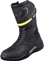 Damskie wodoodporne buty Ls2 Goby w kolorze czarnym i żółtym, rozmiar 40. Czarne obuwie sportowe damskie L2S, bez wzorów, z materiału, trekkingowe. Za 913.95 zł.