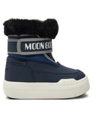 Moon Boot Śniegowce Junior Park Strap 80D3440030 Granatowy. Niebieskie buty zimowe chłopięce Moon Boot, bez wzorów, z materiału, bez zapięcia. Za 629.99 zł.