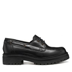 Mokasyny Geox. Czarne mokasyny damskie Geox. Za 349.99 zł.