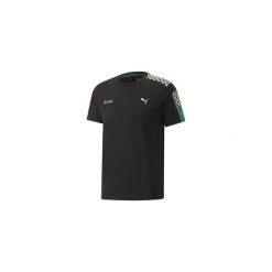 Męska koszulka PUMA. Czarne koszulki sportowe męskie Puma, m, z aplikacjami, z bawełny, bez kołnierzyka, bez ramiączek. Za 181.30 zł.