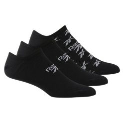 Skarpety stopki męskie sportowe Reebok CLFO INVISIBLE SOCK 3P. Białe skarpety męskie Reebok, bez wzorów, z bawełny. Za 44.00 zł.