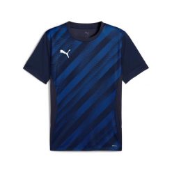Koszulka Puma teamGoal Graphic. Brązowe koszulki sportowe męskie Puma, xl, bez wzorów, bez kołnierzyka, bez ramiączek, do piłki nożnej. Za 174.00 zł.