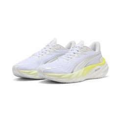 Damskie buty do biegania Velocity NITRO™ 4 PUMA. Białe obuwie sportowe damskie Puma, bez wzorów, z materiału, do biegania. Za 559.50 zł.