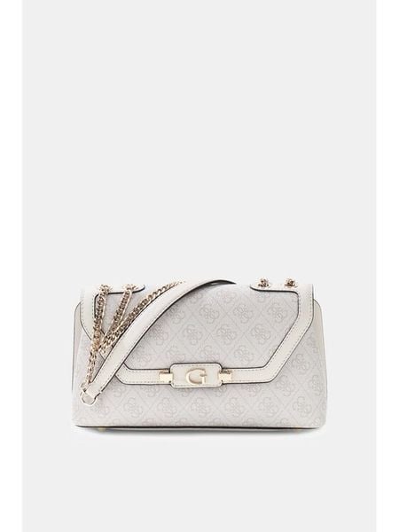 Guess Torebka Lindsey HWSG97 49210 Kremowy. Białe listonoszki damskie Guess, z aplikacjami, bez dodatków. Za 584.99 zł.
