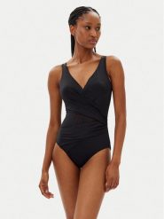 Hunkemöller Strój kąpielowy Shaping Shell 204886 Czarny. Czarne kostiumy jednoczęściowe damskie Hunkemöller, m, bez wzorów, z syntetyku. Za 179.99 zł.