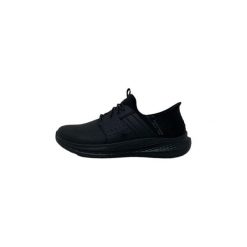 Buty sportowe Sneakersy męskie, Slip-Ins: Slade - Zachary. Czarne buty sportowe męskie Skechers, bez zapięcia, trekkingowe. Za 319.99 zł.