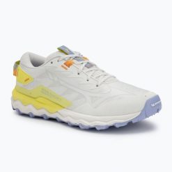 Buty do biegania damskie Mizuno Wave Daichi 7 Roxy. Białe obuwie sportowe damskie Mizuno, bez wzorów, do biegania, mizuno wave. Za 279.99 zł.
