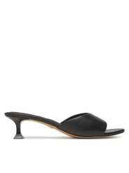 Aldo Klapki Delphinia 13965246 Czarny. Czarne klapki damskie Aldo, bez wzorów, ze skóry, bez obcasa. Za 229.99 zł.