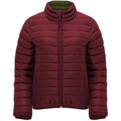Womens/Ladies Finland Slim Padded Jacket. Czerwone kurtki sportowe damskie ROLY, bez wzorów, z puchu, bez kaptura, trekkingowe. Za 145.99 zł.