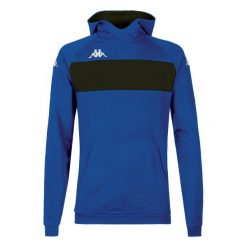 Bluza z kapturem Kappa Daccio. Czarne bluzy męskie Kappa, xl, bez wzorów, z kapturem. W wyprzedaży za 186.50 zł.