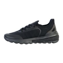 Buty GEOX D SPHERICA ACTIF A Czarny. Czarne obuwie sportowe damskie Geox, bez wzorów, z materiału, na fitness i siłownię. Za 381.99 zł.