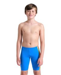 Spodenki Treningowe Pływackie Arena Palette Swim Jammer. Niebieskie kąpielówki dla chłopców Arena, bez wzorów, z materiału, eleganckie. Za 136.70 zł.