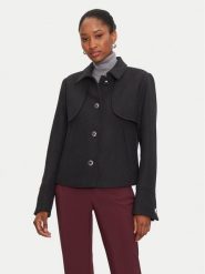 Morgan Marynarka 242-GMIM Czarny Regular Fit. Czarne żakiety damskie Morgan, bez wzorów, z syntetyku. Za 449.99 zł.