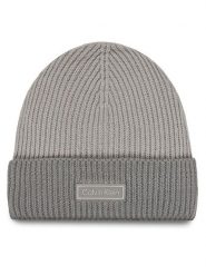 Calvin Klein Czapka LV04D8029G Szary. Szare rękawiczki męskie Calvin Klein, na zimę, bez wzorów, z materiału. Za 219.99 zł.