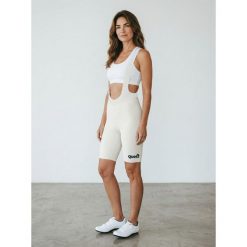 Spodenki rowerowe damskie Quest Bib Pure Beige. Brązowe szorty sportowe damskie Quest, l, bez wzorów, z lycry, sportowe, rowerowe. Za 299.99 zł.