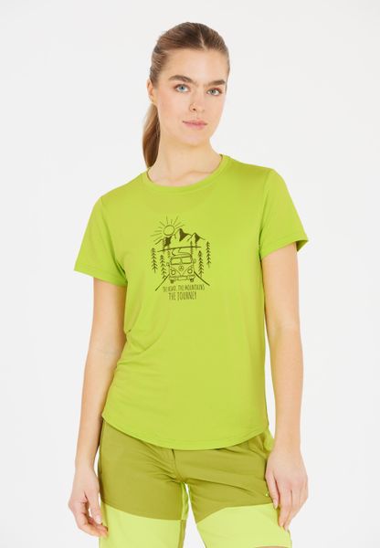 Koszulka damska Whistler Tergo. Zielone t-shirty damskie Whistler, bez wzorów, z elastanu, eleganckie, bez kołnierzyka. Za 66.99 zł.
