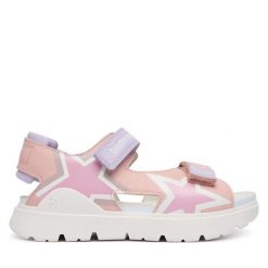 Sandały Biomecanics. Czerwone sandały dziewczęce Biomecanics, bez zapięcia. Za 309.99 zł.