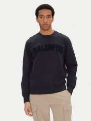 Parajumpers Bluza Josiah 25SMPMFLCQ01 Granatowy Regular Fit. Niebieskie bluzy męskie Parajumpers, l, bez wzorów, z bawełny, bez kaptura. Za 579.99 zł.