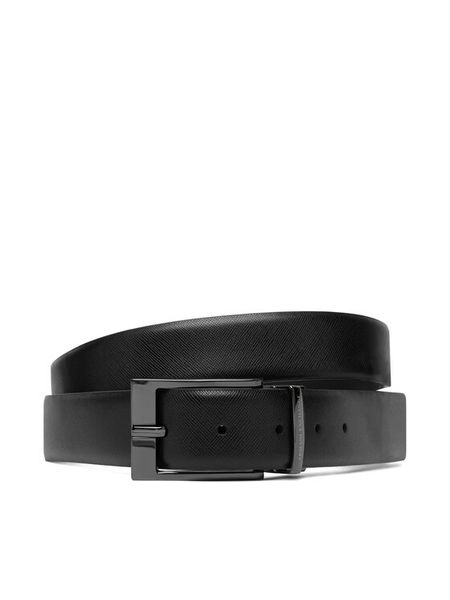 Armani Exchange Pasek 951060 CC236 54120 Czarny. Czarne paski damskie Armani Exchange, bez wzorów, ze skóry. Za 293.99 zł.