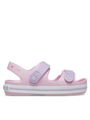 Crocs Sandały Crocband Cruiser Sandal T Kids 209424 Różowy. Czerwone sandały dziewczęce Crocs, z tworzywa sztucznego, bez zapięcia. Za 99.99 zł.