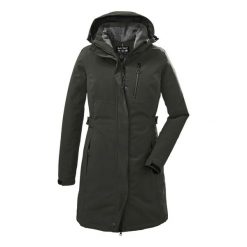 Parka dla kobiet Killtec Kow 165. Szare parki damskie KILLTEC, m, bez wzorów, z materiału, z kapturem. Za 660.00 zł.