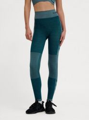 Damskie legginsy bezszwowe z wysokim stanem Hummel Clea. Niebieskie legginsy damskie Hummel, xs, bez wzorów, z dzianiny, z podwyższonym stanem, na fitness i siłownię. Za 169.95 zł.