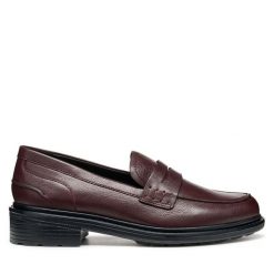 Mokasyny Geox. Czerwone mokasyny damskie Geox. Za 449.99 zł.