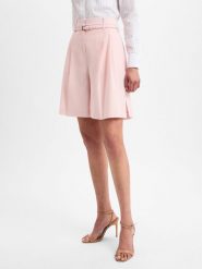 BOSS plisowane spodnie z wełny dziewiczej - Taleda Kobiety wełna ze strzyży różowy, 38. Czerwone spodnie materiałowe damskie Boss, bez wzorów, z wełny. Za 499.95 zł.