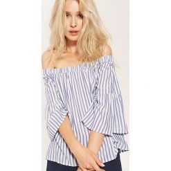 Bluzka off shoulder - Biały. Bluzki damskie marki House. Za 49.99 zł.