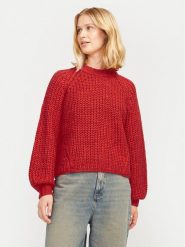 JJXX Sweter Kelly 12255364 Czerwony Regular Fit. Czerwone swetry damskie JJXX, m, bez wzorów, z syntetyku, bez kołnierzyka, bez ramiączek, bez kaptura. Za 159.99 zł.