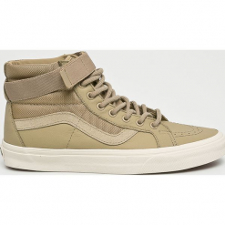 Vans - Buty Sk8-Hi Reissue Strap. Szare buty sportowe męskie Vans, z materiału. W wyprzedaży za 349.90 zł.