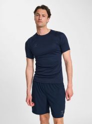 Koszulka Hummel Pro. Niebieskie koszulki sportowe damskie Hummel, s, bez wzorów, z materiału, bez kołnierzyka, bez ramiączek, do piłki ręcznej. Za 236.00 zł.
