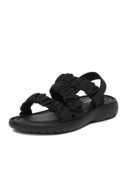 DeeZee Sandały CEO-CS2P283-01 Czarny. Czarne sandały dziewczęce DeeZee, z materiału, bez zapięcia. Za 79.99 zł.
